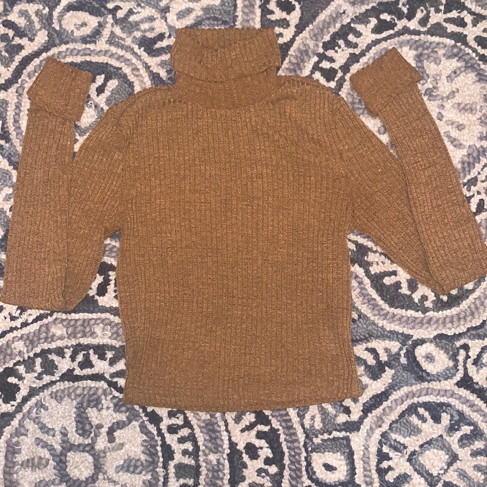 SHEIN Crop Long sleeve Turtleneck